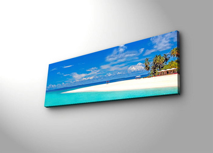 Wallity Lienzo Decorativo Iluminado con LEDs 30 x 90 cm Multicolor Wallity Lienzo Decorativo Iluminado con LEDs 30 x 90 cm Multicolor